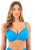 Fantasie East Hampton Gathered Full Cup Bikini Top -  Blue Diamond