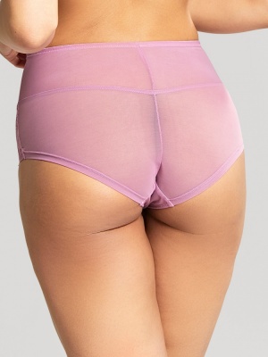 Panache Imogen High Waist Brief - Mauve Pink