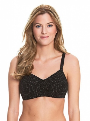 Royce Blossom Non Wired Nursing Bra - Black