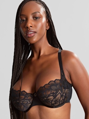 Panache Allure Balcony Bra - Black