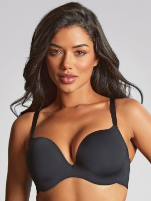 Panache 365 Moulded Plunge Bra -Black