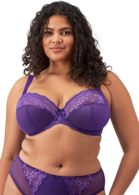 Elomi Charley Underwired Plunge Stretch Bra - Iris