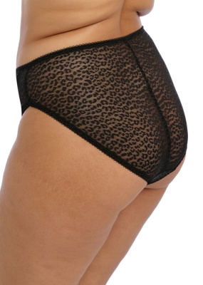 Elomi Lucie High Leg Brief - Black