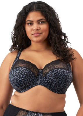 Elomi Morgan Underwired Banded Bra - Snow Leopard