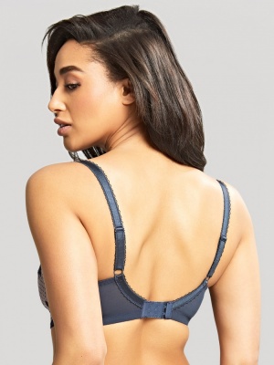 Panache Clara Underwired Bra - Navy/Pearl