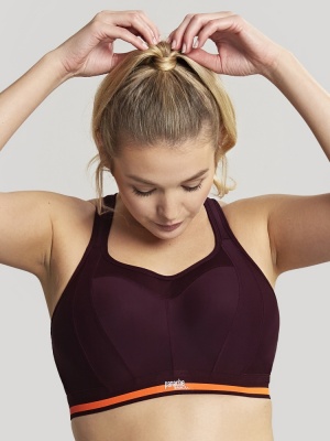 Panache Sport Non-Wired Sports Bra - Nude Available at The Fitting