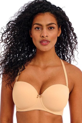 Freya Deco Moulded Strapless Bra - Nude