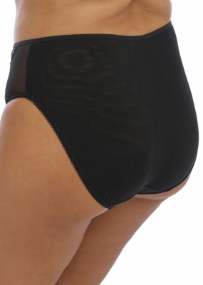 Elomi Namrah High Leg Brief - Black