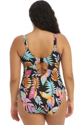 Elomi Tropical Falls  Non Wired Swimsuit - Black