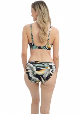 Fantasie Bamboo Grove Gathered Full Cup Bikini Top - Jet