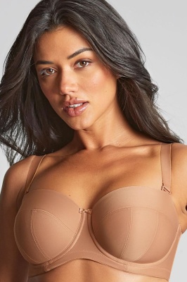 Panache Alice Balcony Strapless Bra - Honey