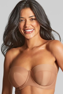 Panache Alice Balcony Strapless Bra - Honey