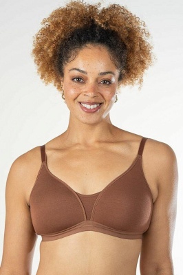 Royce Posie Non Wired T-Shirt Bra  - Mocha