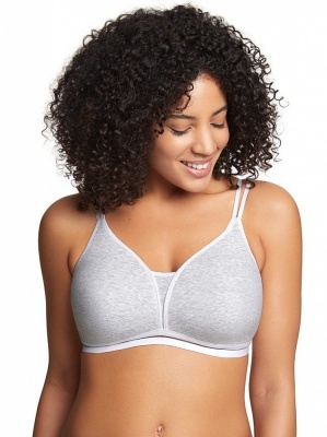 Royce Posie Non Wired T-Shirt Bra (2 Pack) - Blush & Grey