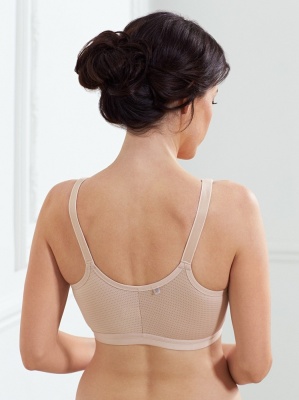 Royce Silver Wirefree Post Surgery Bra - Skin