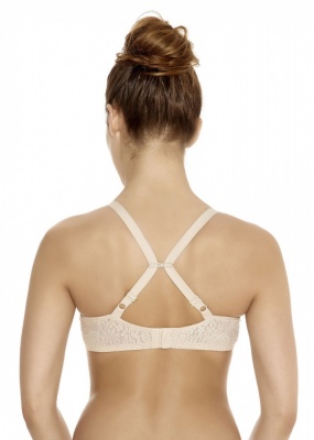 Wacoal Halo Lace Moulded Underwired Bra - Nude