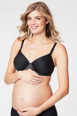 Cake Maternity Waffles Contour Maternity & Nursing Bra - Black