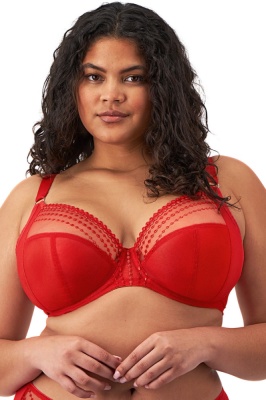 Elomi Matilda Underwired Plunge Bra - Haute Red