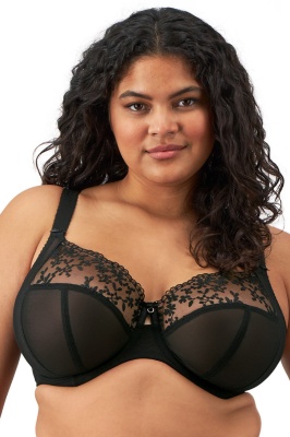 Elomi Zarla Underwired Banded Bra - Black