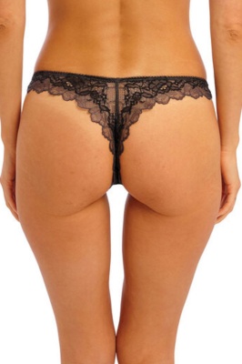 Wacoal Lace Perfection Tanga - Charcoal