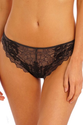 Wacoal Lace Perfection Tanga - Charcoal