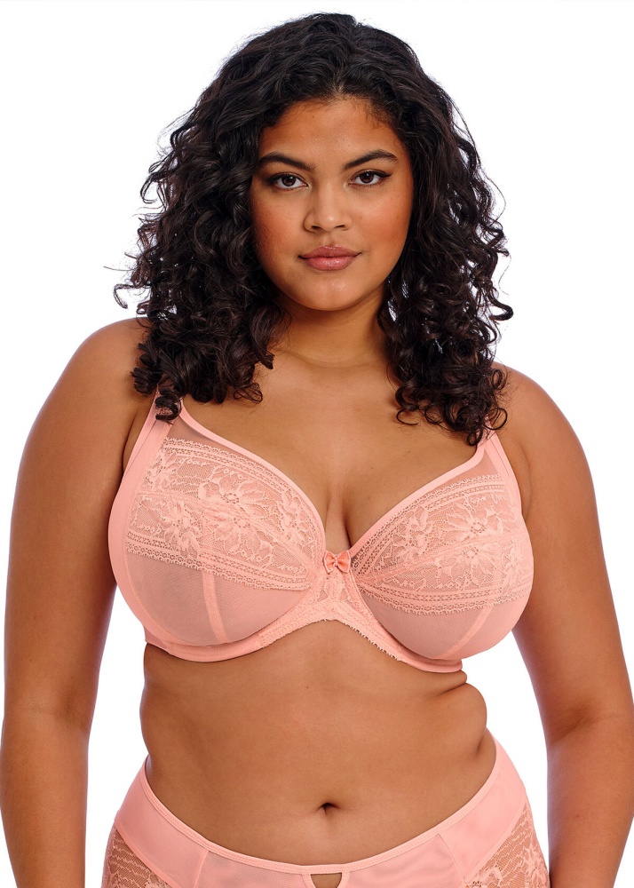 Elomi Kendra Underwired Plunge Bra - Rose Bud