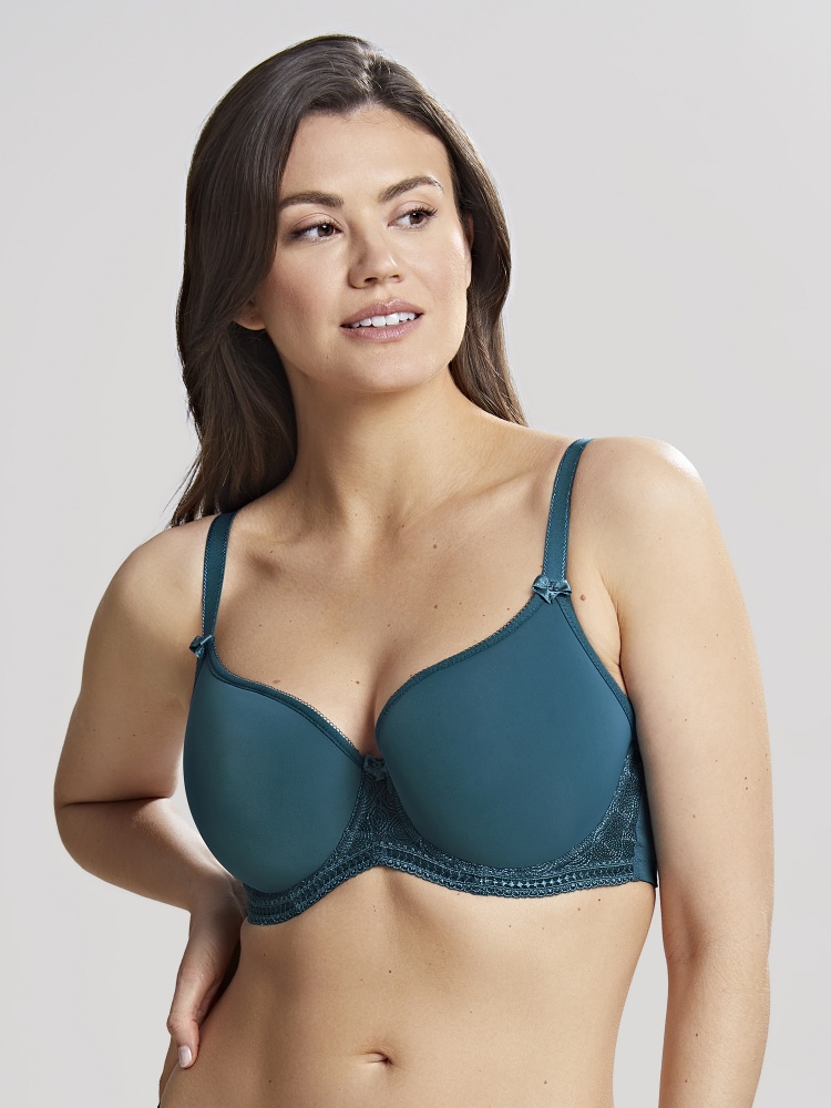 Panache Cari Moulded Spacer T-shirt Bra - Blue Jade Available at The  Fitting Room