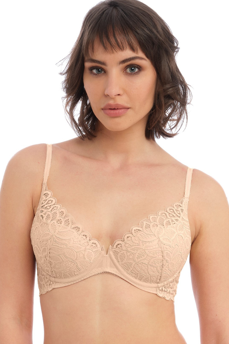 Wacoal Raffine Plunge Bra - Frappe