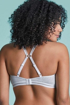 Royce Posie Non Wired T-Shirt Bra  - Grey