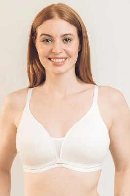 Royce Posie Non Wired T-Shirt Bra  - Ivory