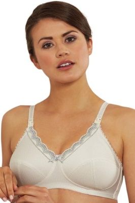 Royce Sadie Nursing Bra - Ivory/Silver