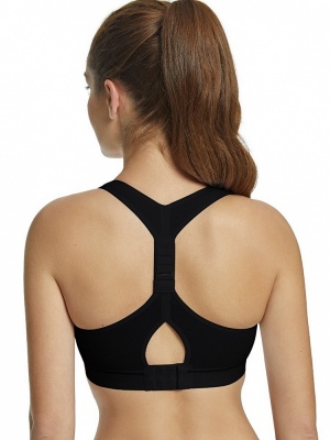 Royce Impact Free Adjustable Fit Sports Bra - Black