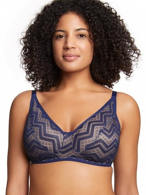 Royce Zahra Non-Wired Comfort Bra - Navy